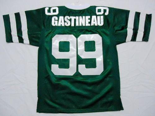 Mitchell And Ness Jets #99 Mark Gastineau Green Stitched Throwback Jersey