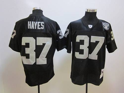 Mitchell And Ness Raiders #37 Lester Hayes Black Stitched Jersey