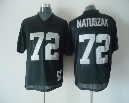 Mitchell And Ness Raiders #72 John Matuszak Black Stitched Jersey