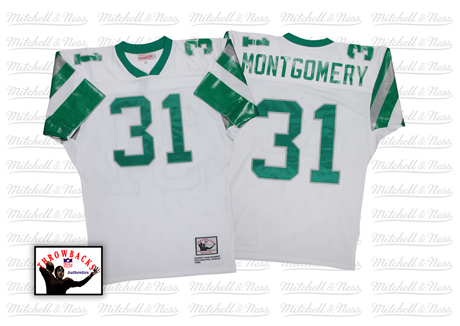 Mitchell And Ness Eagles #31 Wilbert Montgomery White Stitched Throwback Jersey