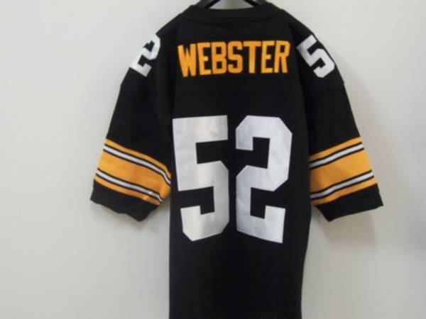 Mitchell Ness Steelers #52 Mike Webster Black Stitched Throwback Jersey
