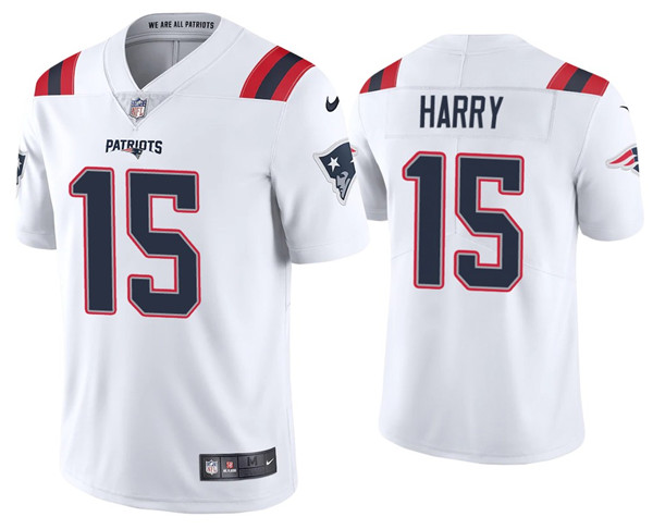 New England Patriots #15 N'Keal Harry 2020 White Vapor Untouchable Limited Stitched Jersey
