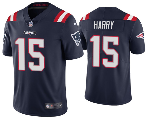 New England Patriots #15 N'Keal Harry 2020 Navy Vapor Untouchable Limited Stitched Jersey