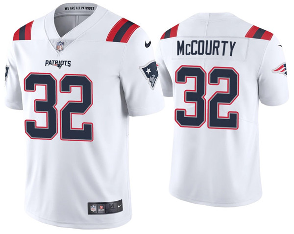 New England Patriots #32 Devin McCourty 2020 White Vapor Untouchable Limited Stitched Jersey