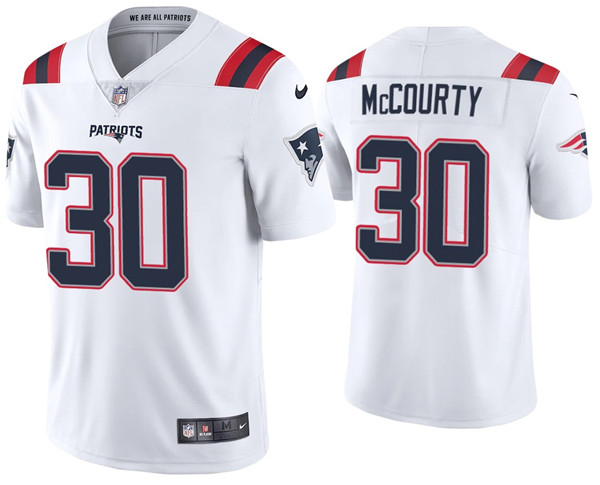 New England Patriots #30 Jason McCourty 2020 White Vapor Untouchable Limited Stitched Jersey