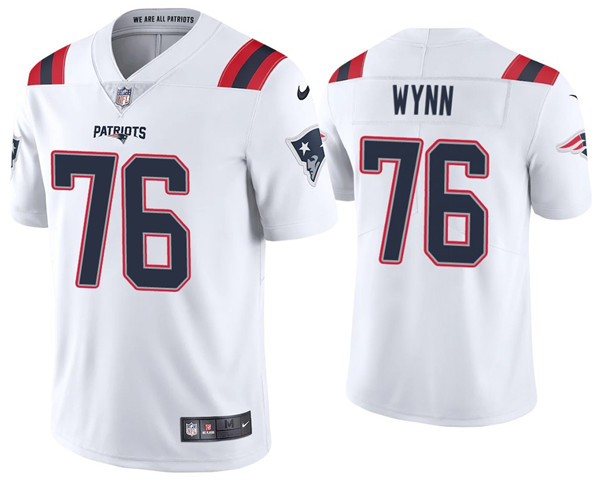 New England Patriots #76 Isaiah Wynn 2020 White Vapor Untouchable Limited Stitched Jersey