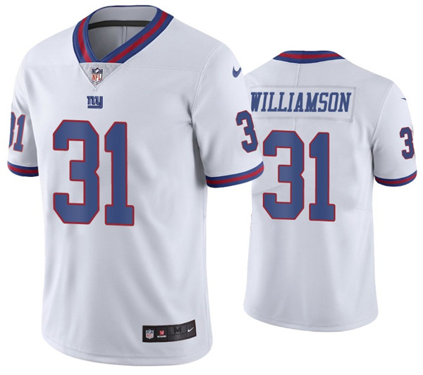New York Giants #31 Chris Williamson 2020 White Color Rush Stitched Jersey