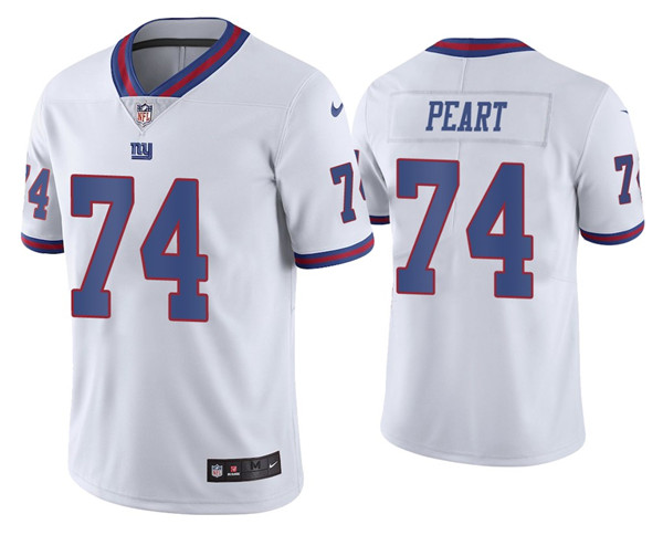 New York Giants #74 Matt Peart 2020 White Color Rush Stitched Jersey