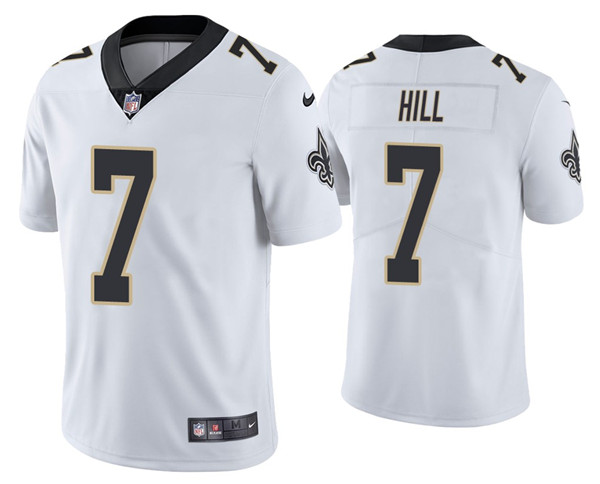 New Orleans Saints #7 Taysom Hill 2020 White Vapor Untouchable Limited Stitched Jersey