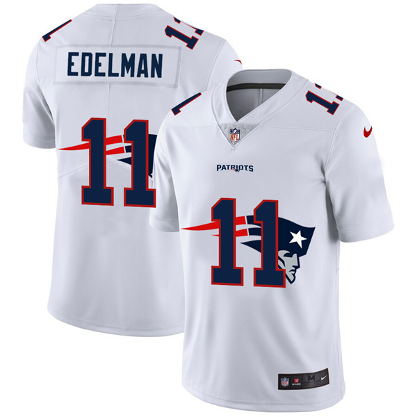 New England Patriots #11 Julian Edelman White Stitched Jersey