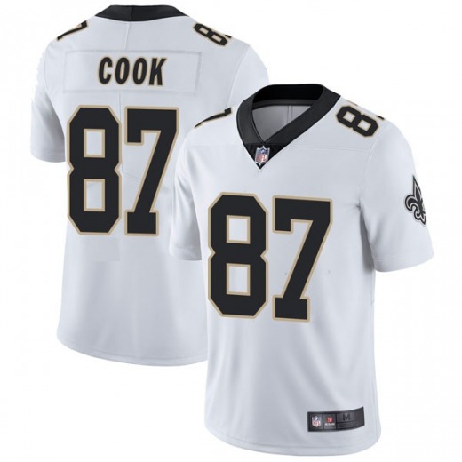 New Orleans Saints #87 Jared Cook White Vapor Untouchable Limited Stitched Jersey