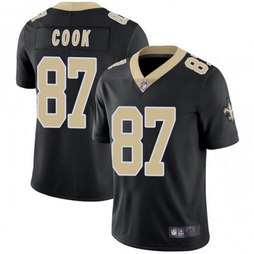 New Orleans Saints #87 Jared Cook Black Vapor Untouchable Limited Stitched Jersey