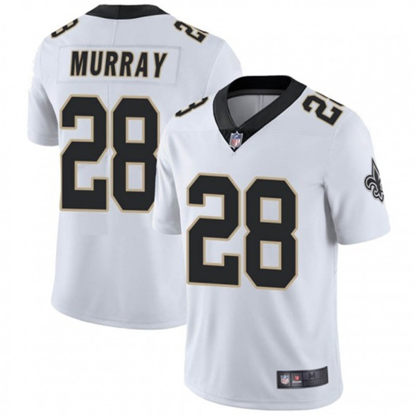 New Orleans Saints #28 Latavius Murray White Vapor Untouchable Limited Stitched Jersey