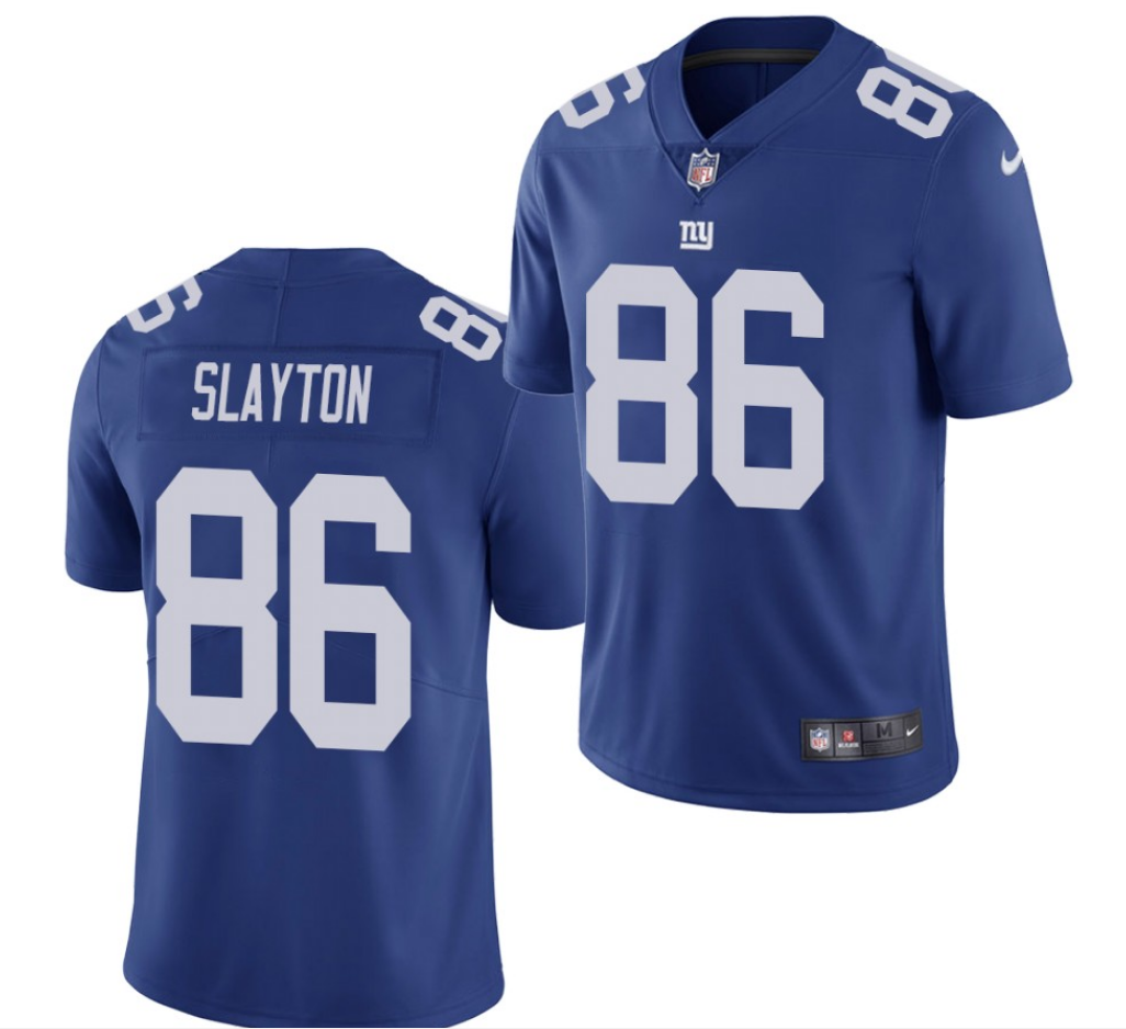 New York Giants #86 Darius Slayton Royal Limited Stitched Jersey