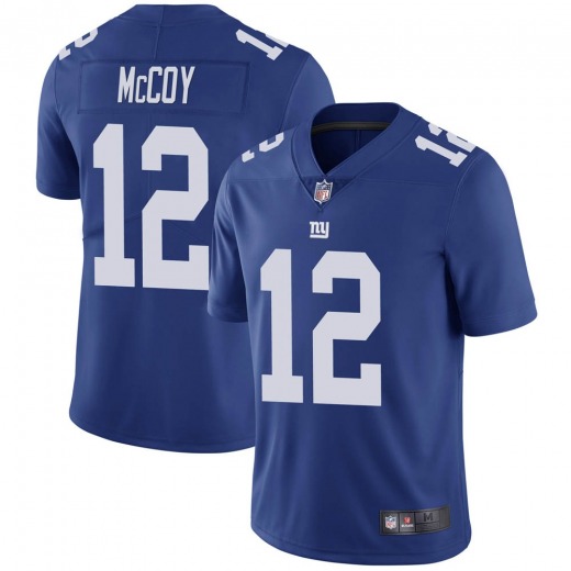 New York Giants #12 Colt McCoy 2020 Blue Vapor Untouchable Limited Stitched Jersey
