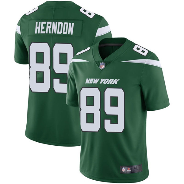 New York Jets #89 Chris Herndon Green Vapor Untouchable Limited Stitched Jersey