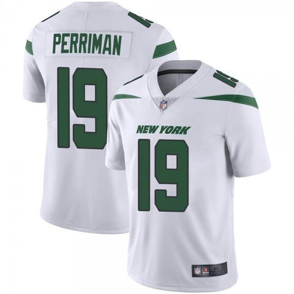 New York Jets #19 Breshad Perriman White Vapor Untouchable Limited Stitched Jersey