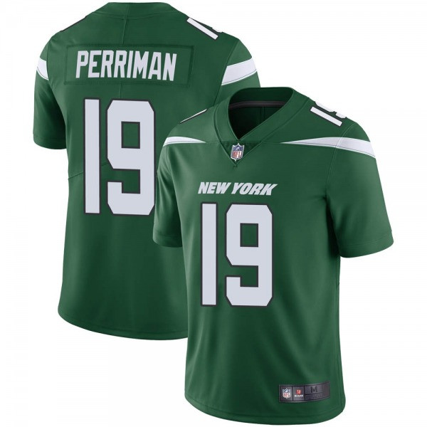 New York Jets #19 Breshad Perriman Green Vapor Untouchable Limited Stitched Jersey