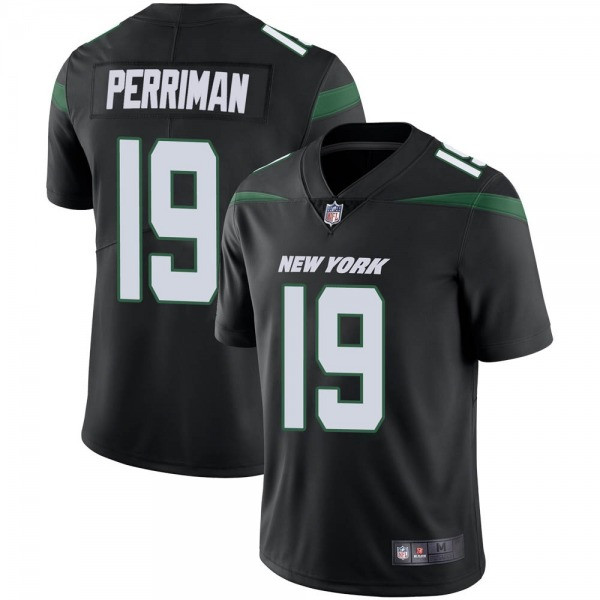 New York Jets #19 Breshad Perriman Black Vapor Untouchable Limited Stitched Jersey