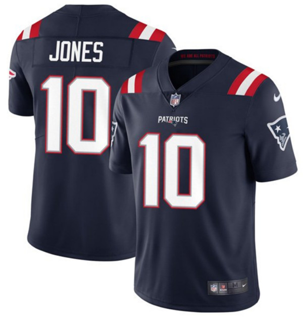 New England Patriots #10 Mac Jones Navy 2021 Vapor Untouchable Limited Stitched Jersey 