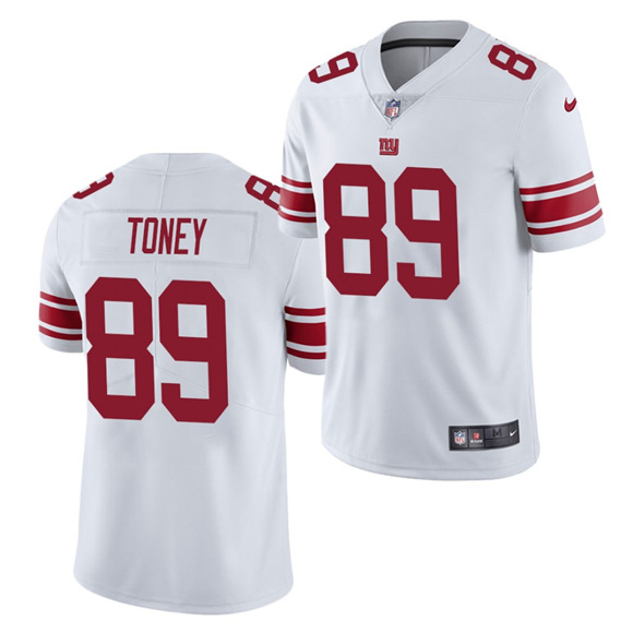 New York Giants #89 Kadarius Toney White Vapor Untouchable Limited Stitched Jersey