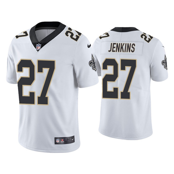 New Orleans Saints Saints #27 Malcolm Jenkins 2021 White Vapor Untouchable Limited Stitched Jersey