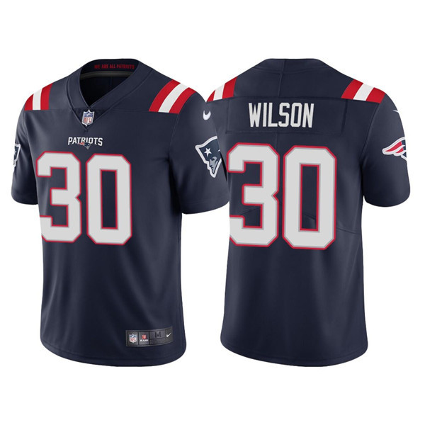 New England Patriots #30 Mack Wilson Navy Vapor Untouchable Limited Stitched Jersey