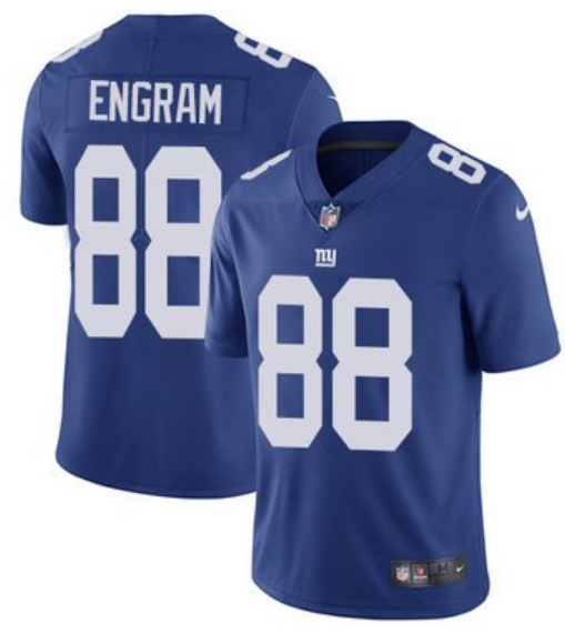 New York Giants #88 Evan Engram Blue Vapor Untouchable Player Limited Jersey