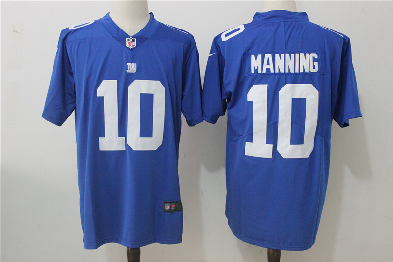 New York Giants #10 Eli Manning Royal Blue Team Color Stitched Vapor Untouchable Limited Nike Jersey