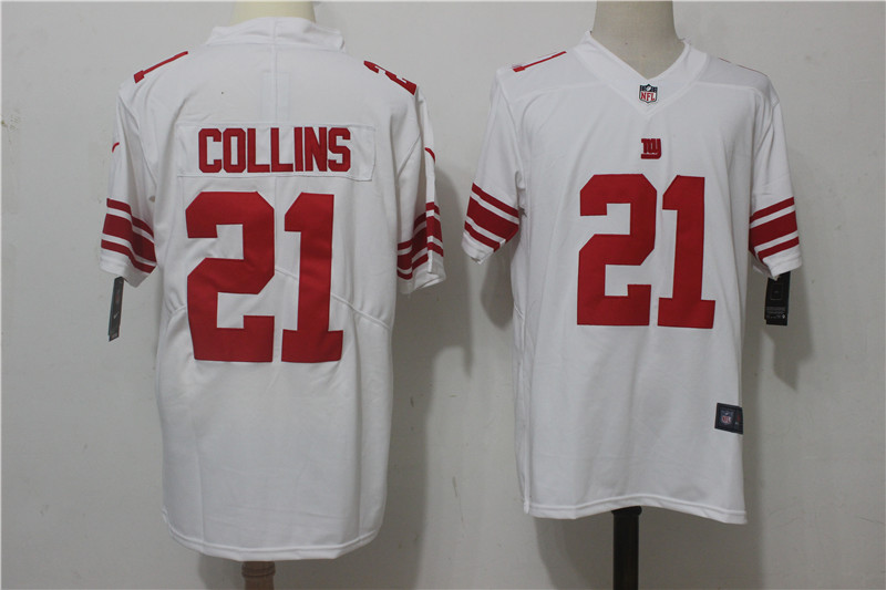 New York Giants #21 Landon Collins White Stitched Vapor Untouchable Limited Nike Jersey