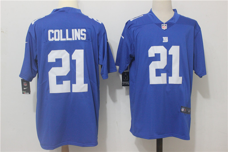 New York Giants #21 Landon Collins Royal Blue Team Color Stitched Vapor Untouchable Limited Nike Jersey