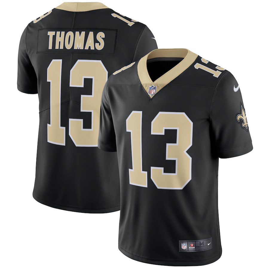 New Orleans Saints #13 Michael Thomas Black Vapor Untouchable Limited Stitched Jersey