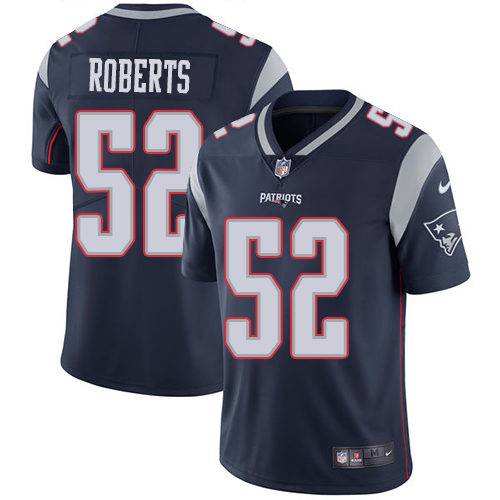 New England Patriots #52 Elandon Roberts Navy Blue Vapor Untouchable Limited Stitched Jersey