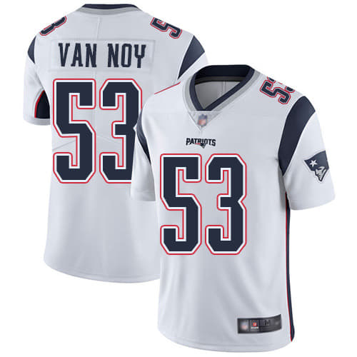 New England Patriots #53 Kyle Van Noy White Vapor Untouchable Limited Stitched Jersey