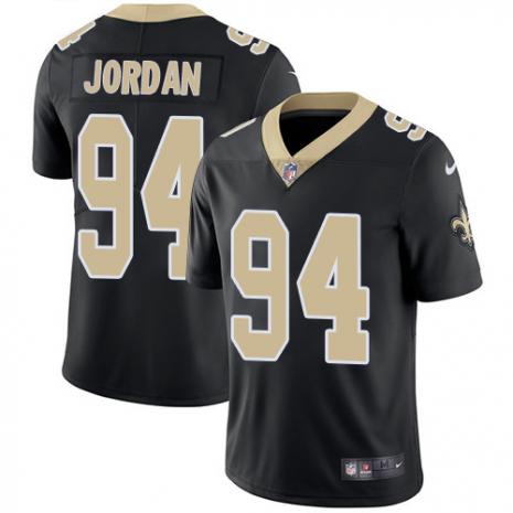 New Orleans Saints #94 Cameron Jordan Black Vapor Untouchable Limited Stitched Jersey