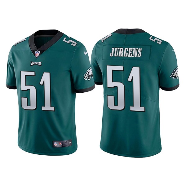 Philadelphia Eagles #51 Cameron Jurgens Green Vapor Untouchable Limited Stitched Jersey