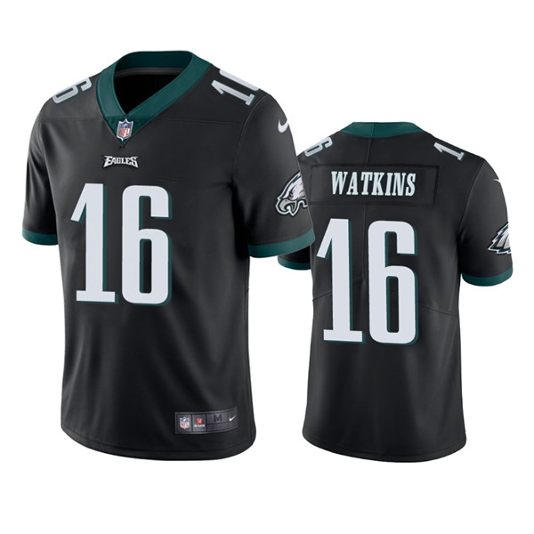 Philadelphia Eagles #16 Quez Watkins 2022 Black Vapor Untouchable Limited Stitched Jersey