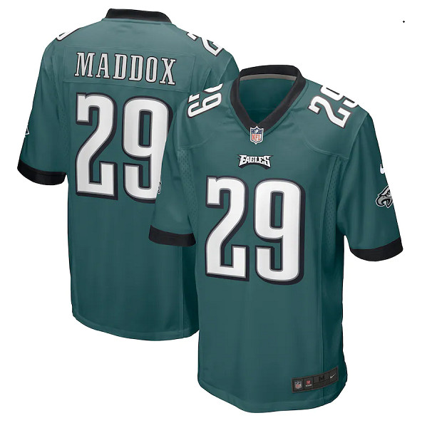 Philadelphia Eagles #29 Avonte Maddox Green Stitched Game Jersey