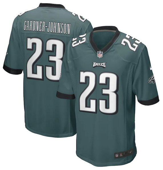 Philadelphia Eagles #23 C.J. Gardner-Johnson Green Stitched Game Jersey