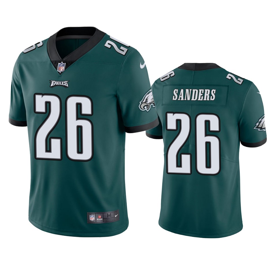 Philadelphia Eagles #26 Miles Sanders Green Vapor Untouchable Limited Stitched Jersey