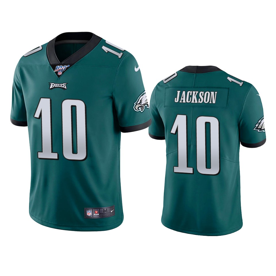 Philadelphia Eagles #10 DeSean Jackson Green 2019 100th Season Vapor Untouchable Limited Stitched Jersey