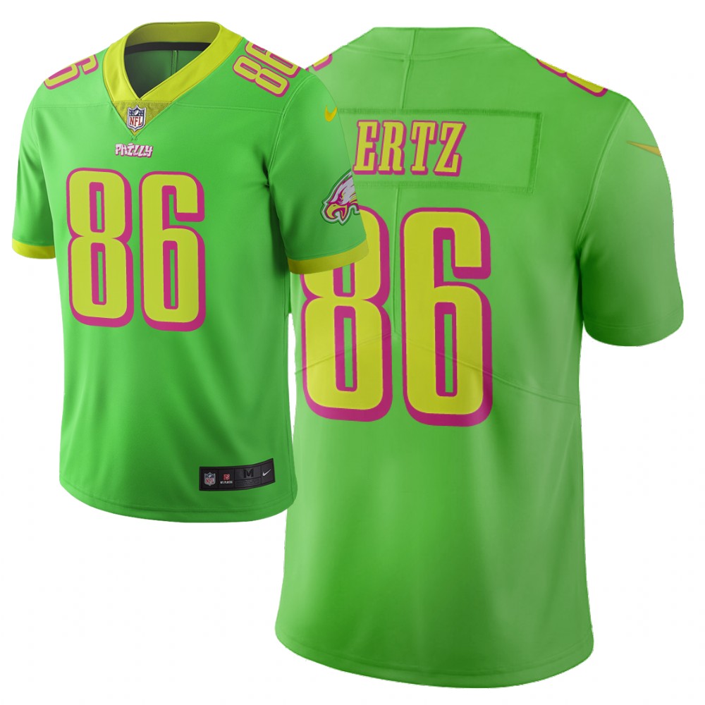 Philadelphia Eagles #86 Zach Ertz Green 2019 City Edition Limited Stitched Jersey