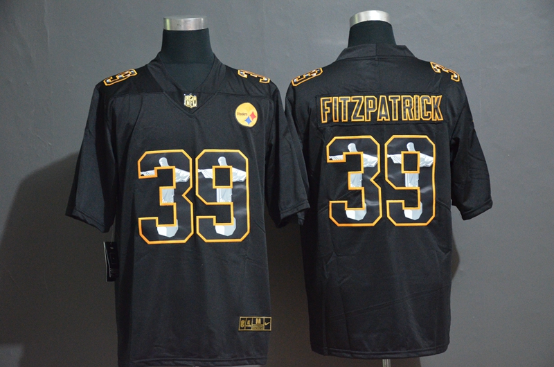Pittsburgh Steelers #Minkah Fitzpatrick Black Jesus Faith Edition Limited Stitched Jersey