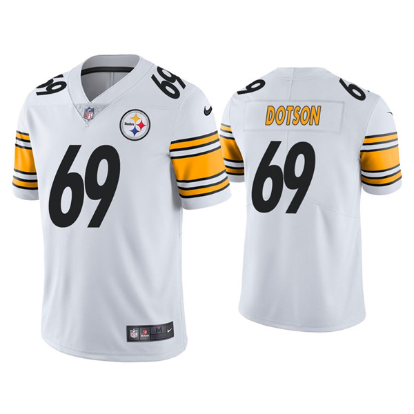 Pittsburgh Steelers #69 Kevin Dotson White Vapor Untouchable Limited Stitched Jersey