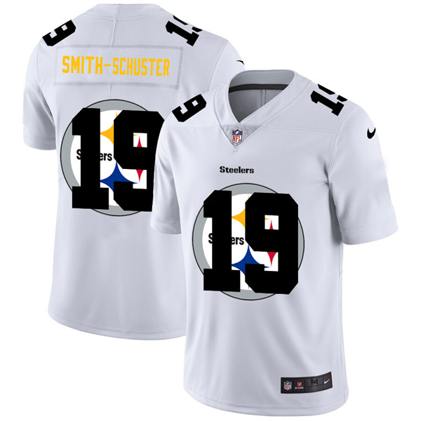 Pittsburgh Steelers #19 JuJu Smith-Schuster White Stitched Jersey