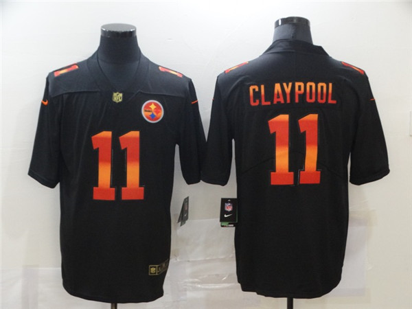Pittsburgh Steelers #11 Chase Claypool Black Fashion Limited Stitched Jersey
