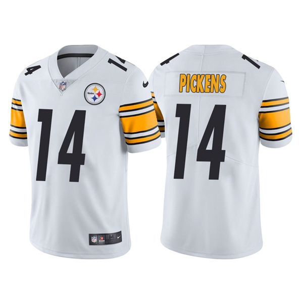 Pittsburgh Steelers #14 George Pickens White Vapor Untouchable Limited Stitched Jersey