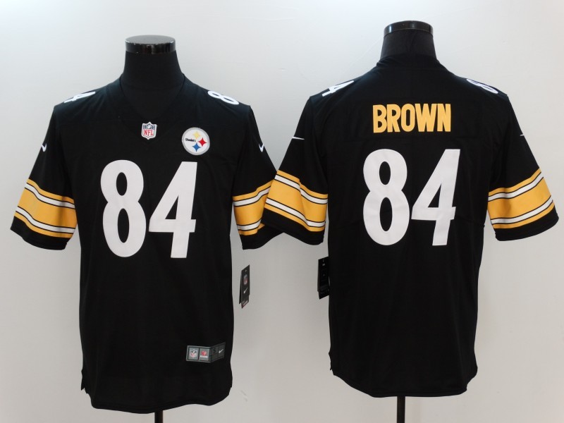 Pittsburgh Steelers #84 Antonio Brown Nike Black Vapor Untouchable Limited Stitched Jersey
