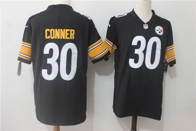 Pittsburgh Steelers #30 James Conner Black Team Color Stitched Vapor Untouchable Limited Nike Jersey