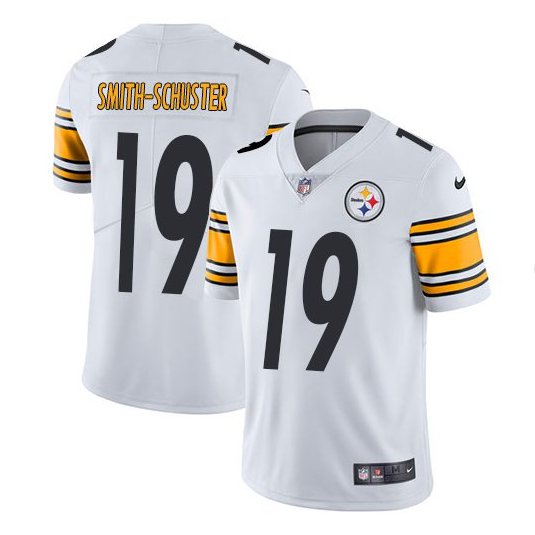 Pittsburgh Steelers #19 JuJu Smith-Schuster White Vapor Untouchable Limited Stitched Nike Jersey